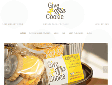 Tablet Screenshot of givemiacookie.com